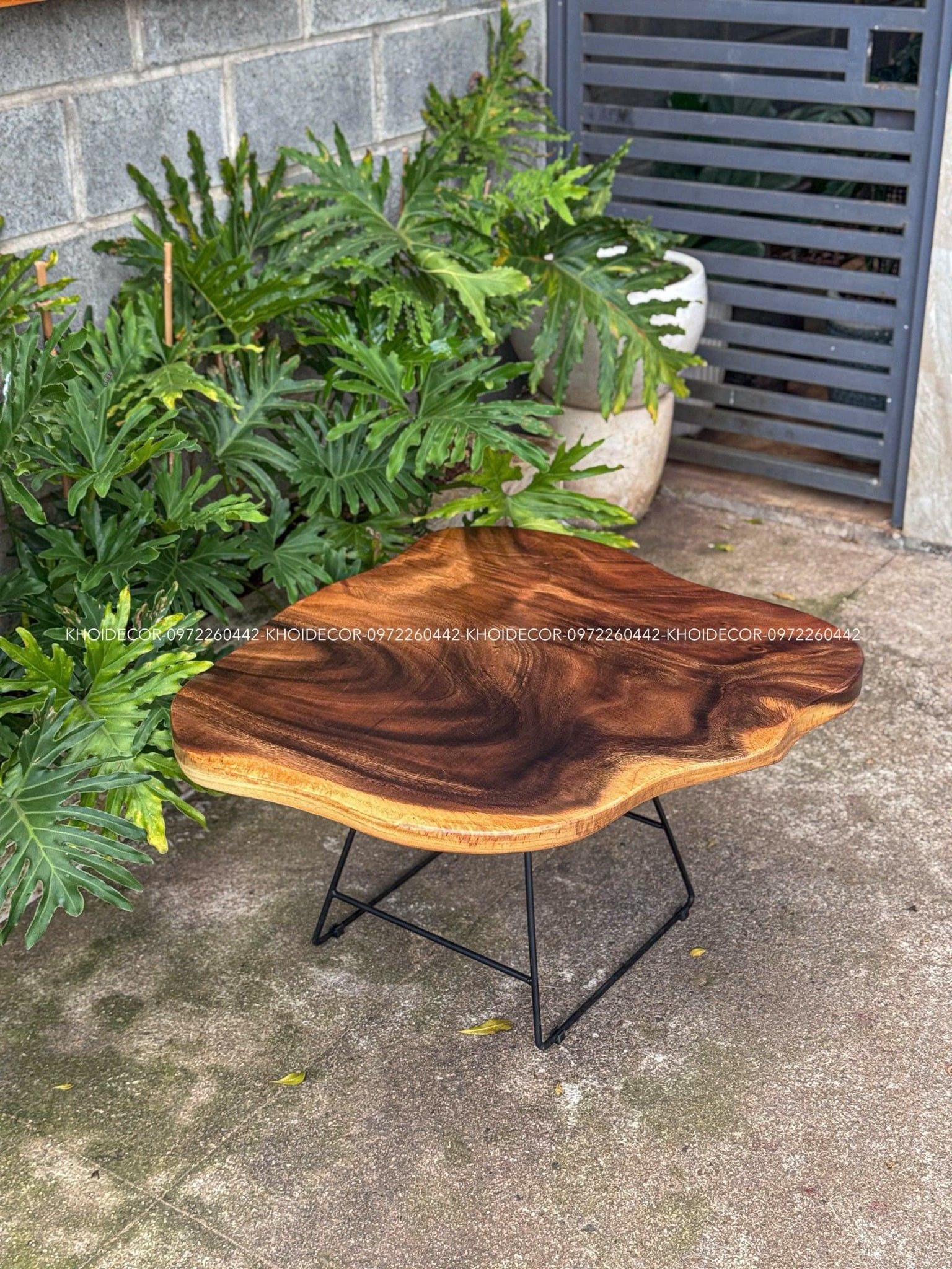  BÀN GỖ ME TÂY 80 x 75 x 4,5 cm 