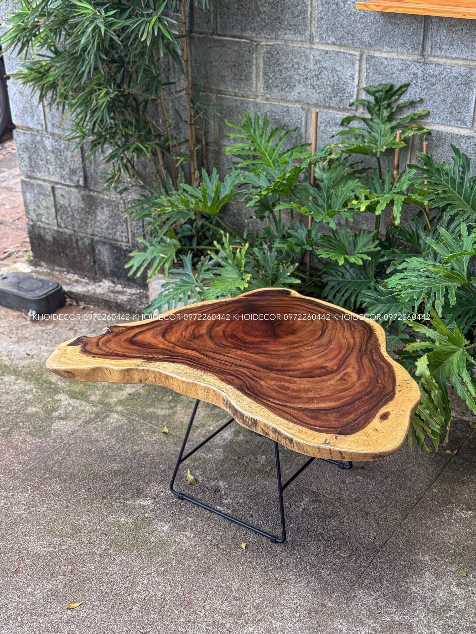  BÀN GỖ ME TÂY 90 x 90 x 5 cm 