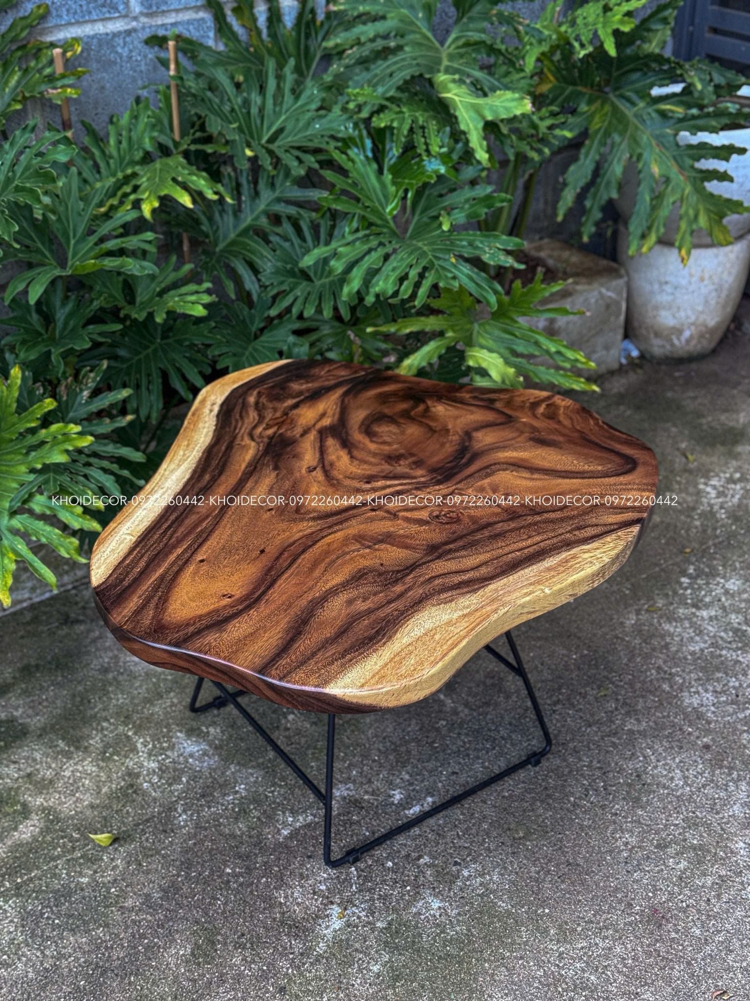  BÀN GỖ ME TÂY 79 x 75 x 3,5 cm 