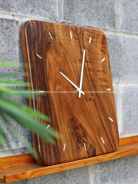  ĐỒNG HỒ GỖ ME TÂY - VUÔNG 