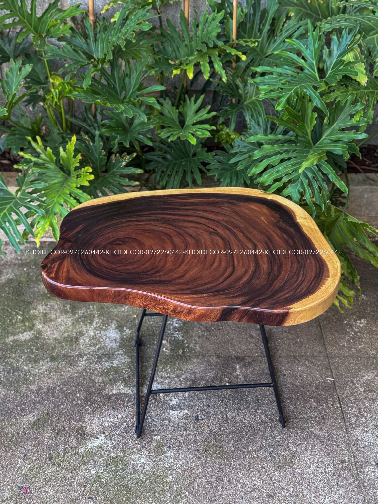  BÀN GỖ ME TÂY 74 x 54 x 5 cm 
