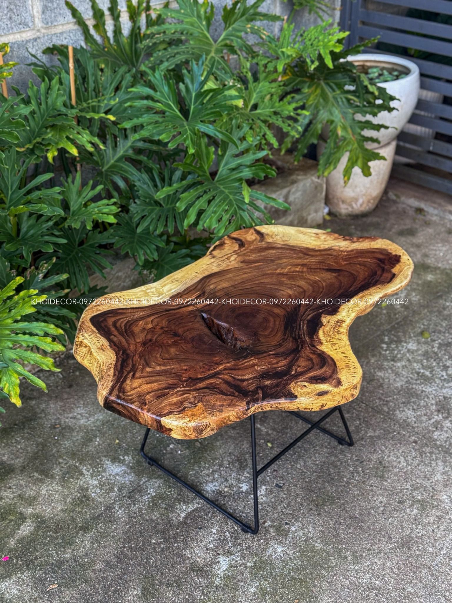  BÀN GỖ ME TÂY 90 x 66 x 5 cm 