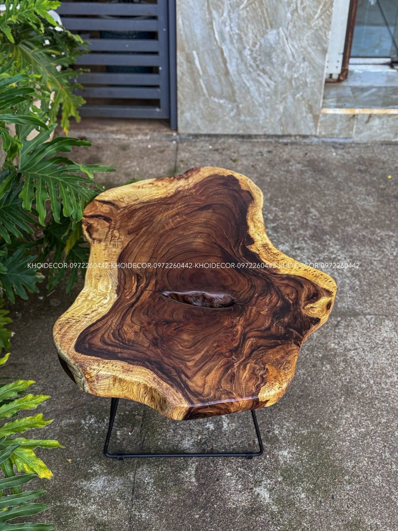  BÀN GỖ ME TÂY 90 x 66 x 5 cm 