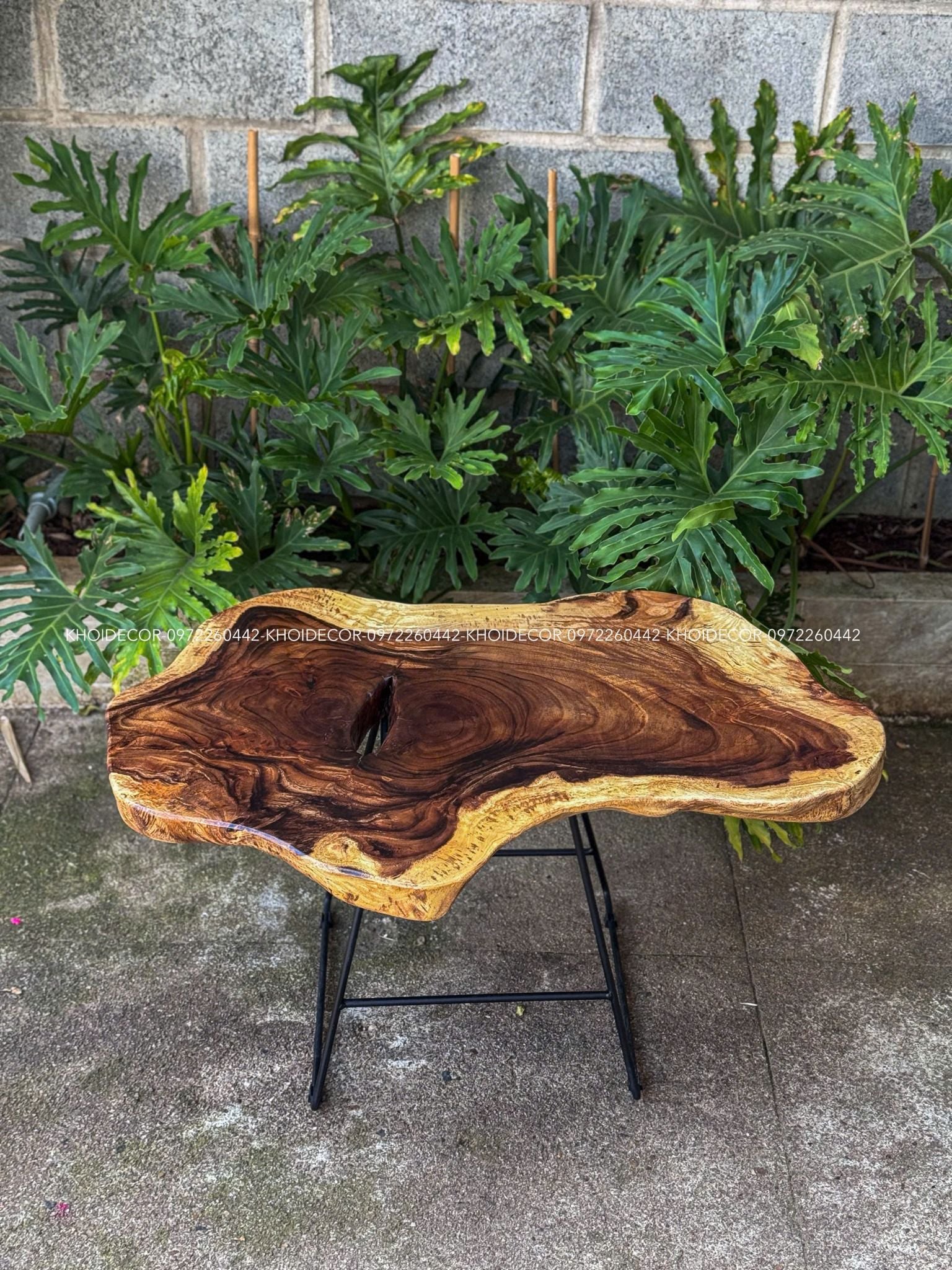  BÀN GỖ ME TÂY 90 x 66 x 5 cm 