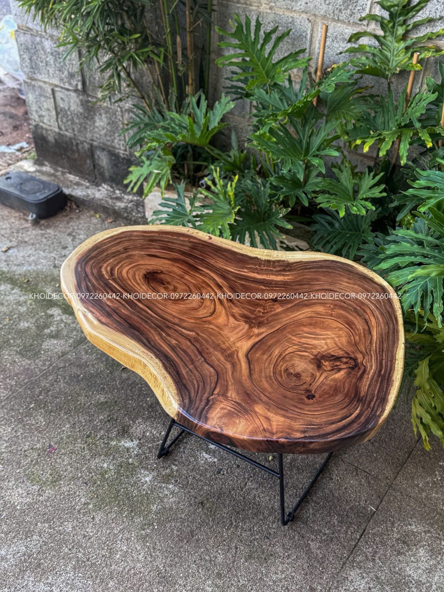  BÀN GỖ ME TÂY 100 x 72 x 5 cm 