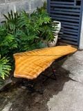  MẶT BÀN LŨA DỖI VÀNG - 110 x 60 x 4.5 cm 
