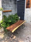  BÀN GỖ ME TÂY 160 x 48-52 x 5 cm 