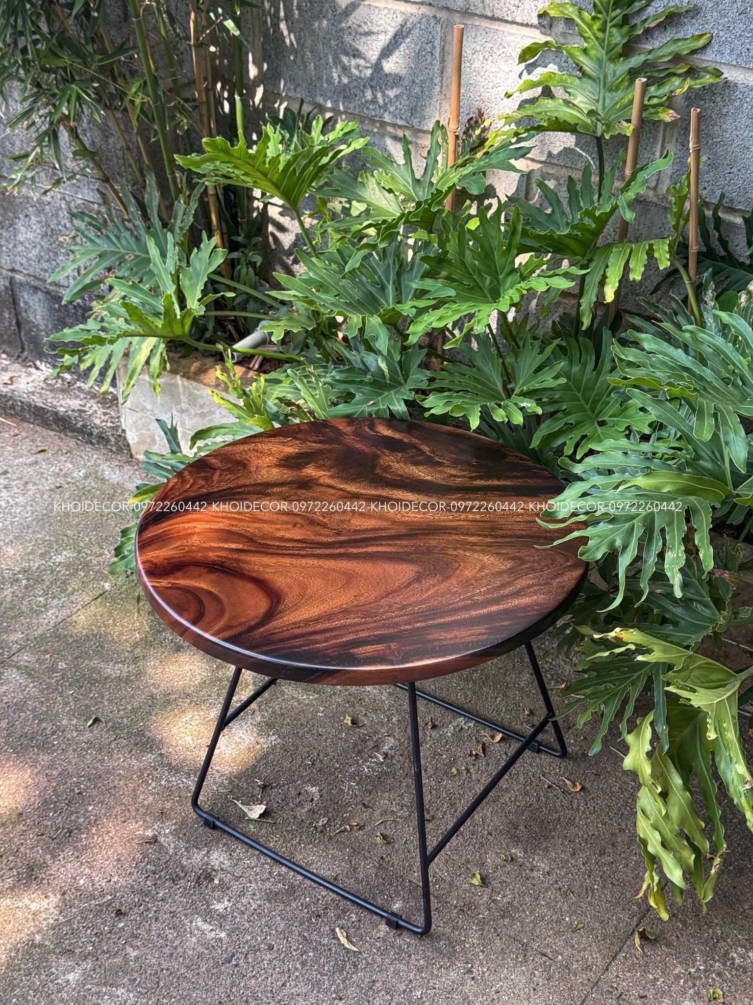  BÀN GỖ ME TÂY 60 x 3 cm 