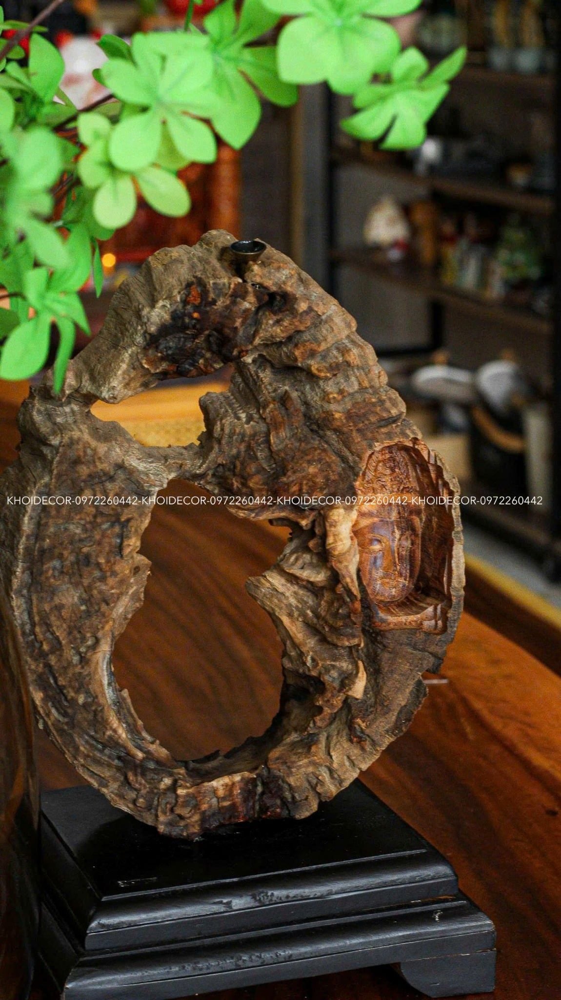  TƯỢNG LŨA GỖ HƯƠNG 