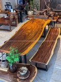  BÀN GỖ ME TÂY 270 x 80-90 x 8 cm 