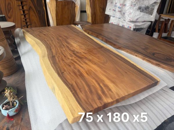 BÀN GỖ ME TÂY 180 x 75 x 5 cm 