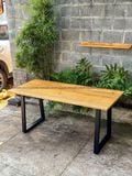  BÀN GỖ SỒI GHÉP N160 x R70 x D3 cm 