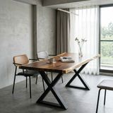  BÀN GỖ ME TÂY N170 x R60-65 x D5 cm 