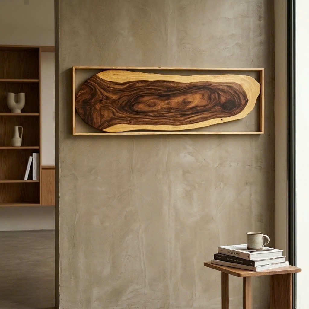  TRANH DECOR GỖ ME TÂY - N180 x R58 x D6 cm 