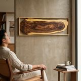  TRANH DECOR GỖ ME TÂY - N180 x R58 x D6 cm 