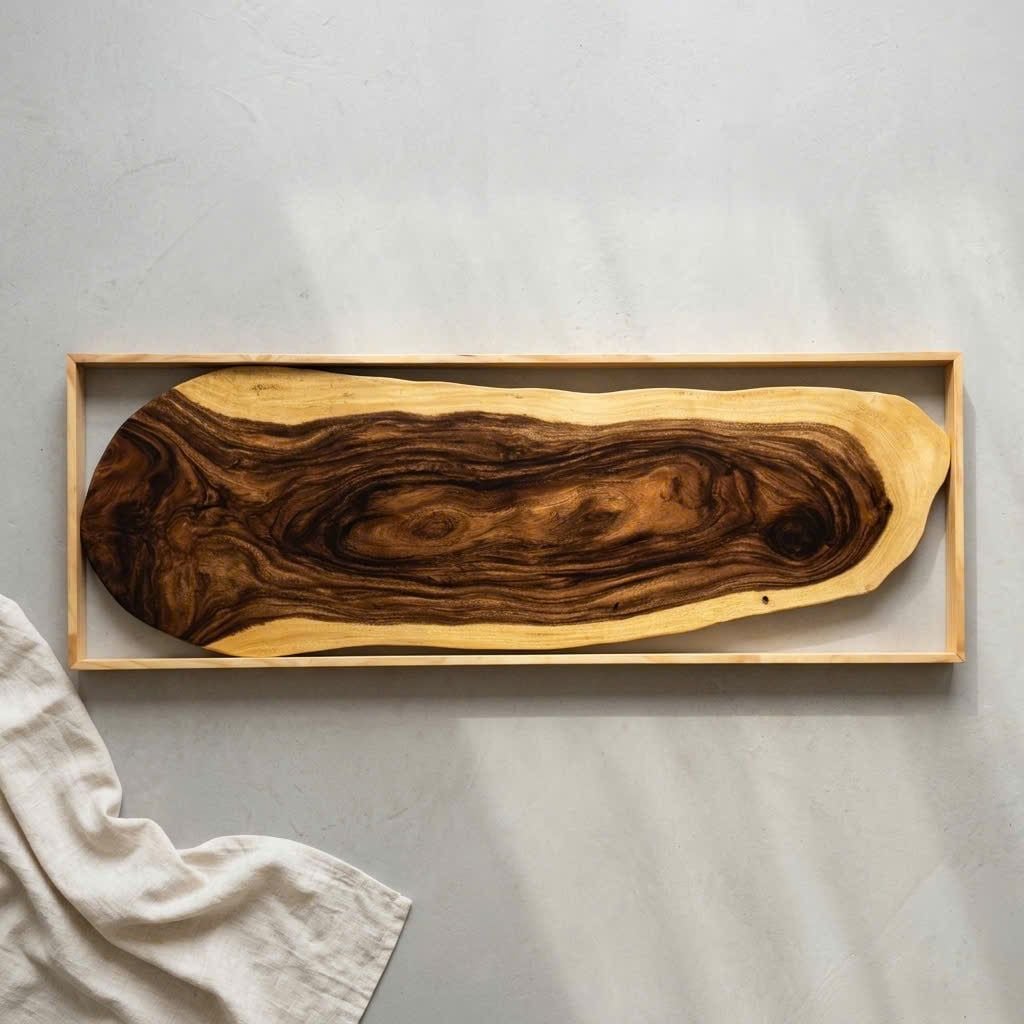  TRANH DECOR GỖ ME TÂY - N180 x R58 x D6 cm 