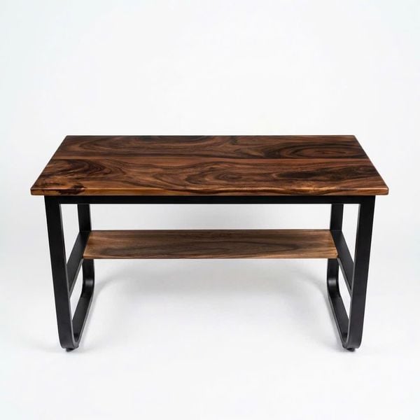  BÀN HỌC GỖ ME TÂY 120 x 60 x 3 cm 