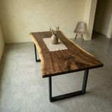  BÀN GỖ ME TÂY 180 x 74-70-84 x 5 cm 