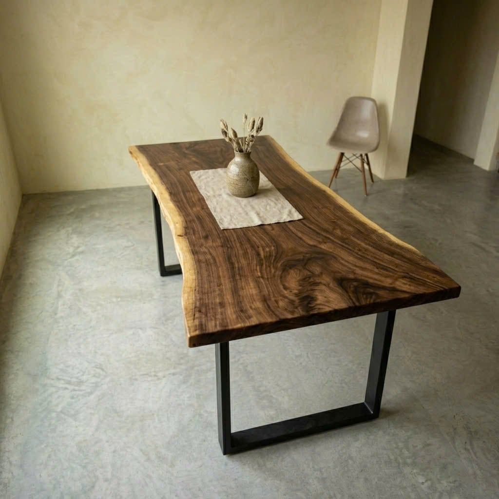  BÀN GỖ ME TÂY 180 x 74-70-84 x 5 cm 