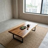  BÀN GỖ ME TÂY - N120 x R54-55 x D3 cm 