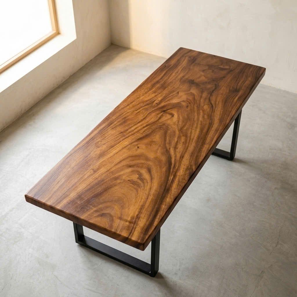  BÀN GỖ ME TÂY N200 x R68 x D5 cm 
