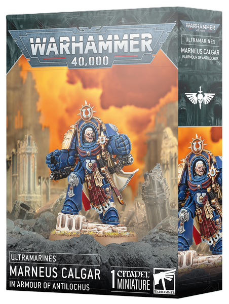  ULTRAMARINES: MARNEUS CALGAR IN ARMOUR OF ANTILOCHUS 