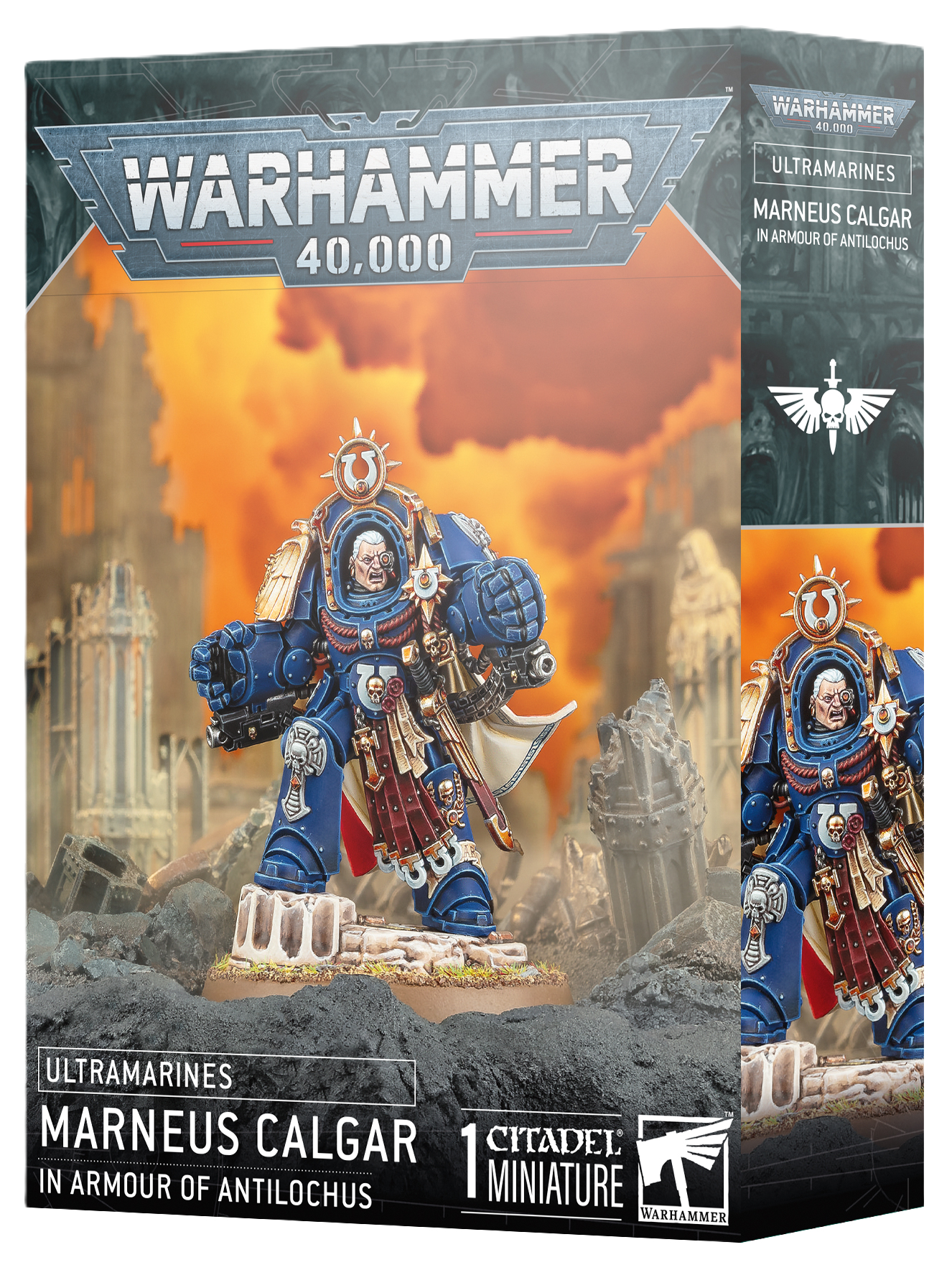  ULTRAMARINES: MARNEUS CALGAR IN ARMOUR OF ANTILOCHUS 