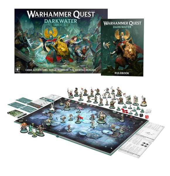  WARHAMMER QUEST: DARKWATER - GRIM ADVANTURE IN THE RUINS OF THE MORTAL REALMS 