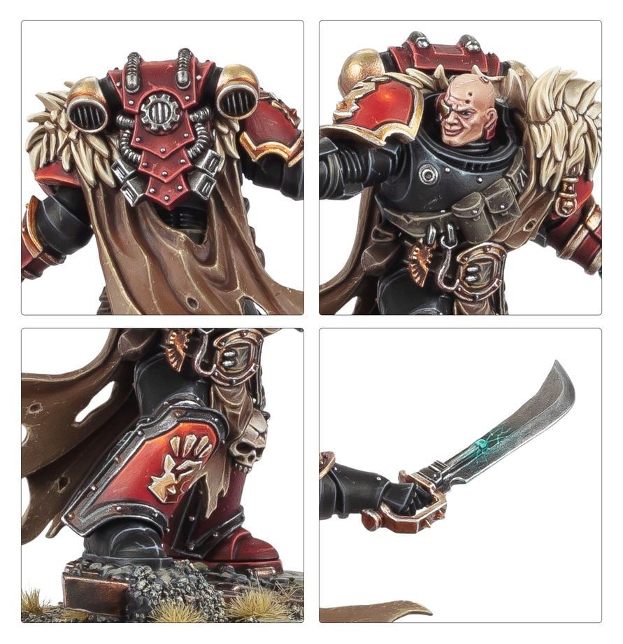  CHAOS SPACE MARINES: RED CORSAIRS REAVE-CAPTAIN 