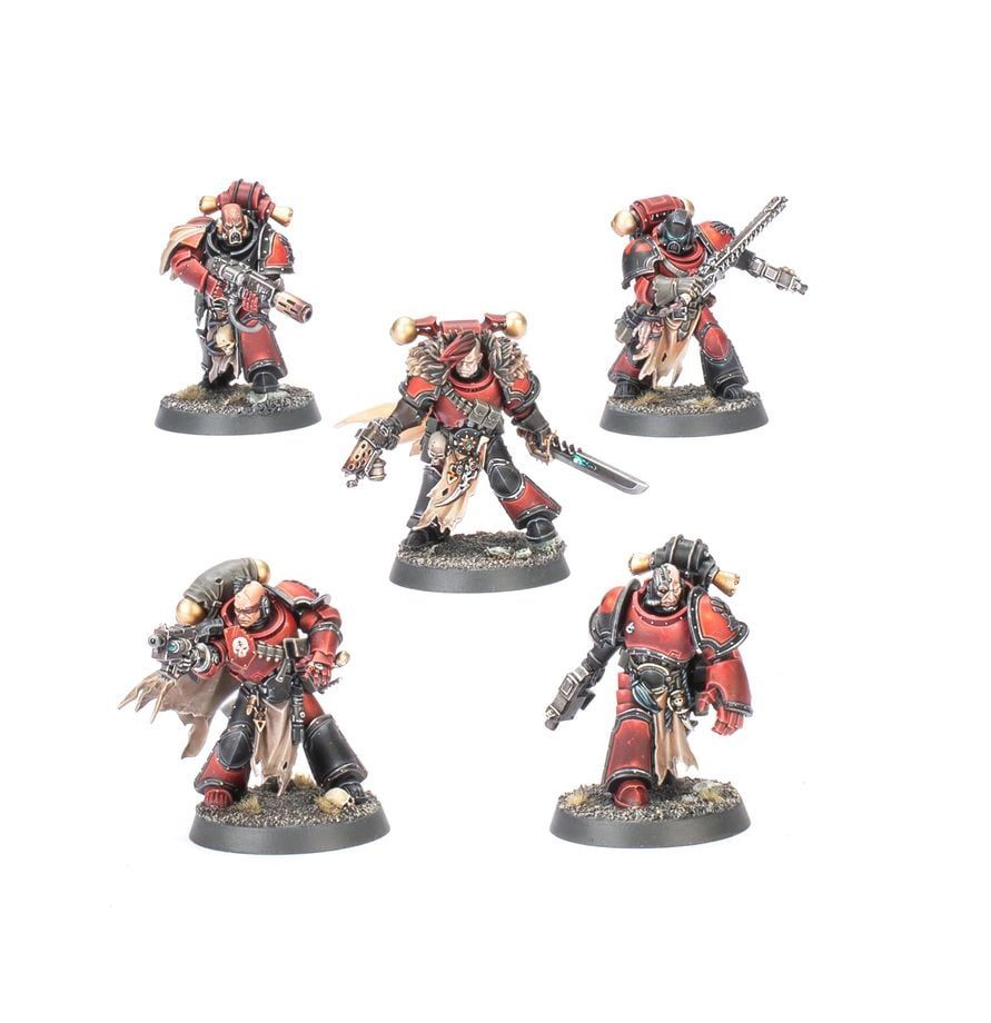  CHAOS SPACE MARINES: RED CORSAIRS RAIDERS 