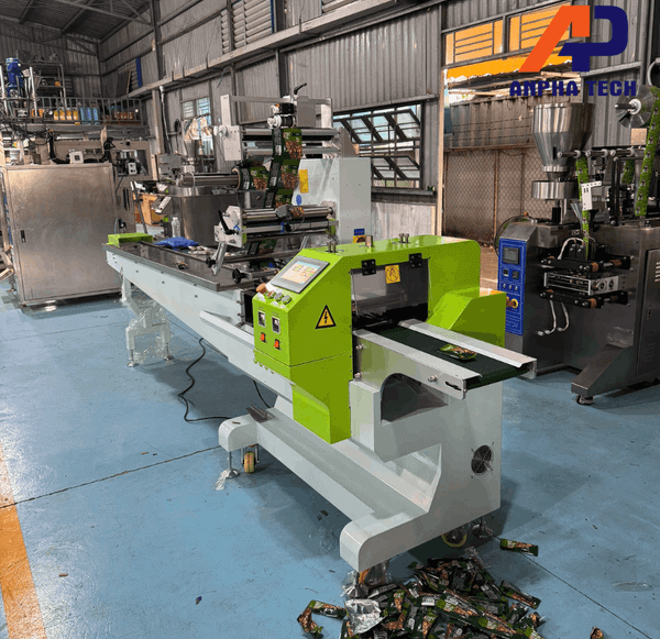 Máy đóng gói thanh gạo lứt tự động Anpha Tech ISO 9001:2015 Made In Vietnam