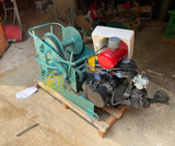 MÁY TỜI GỖ HAI QUẢ LÔ GIÚP KÉO LẠI DÂY CÁP