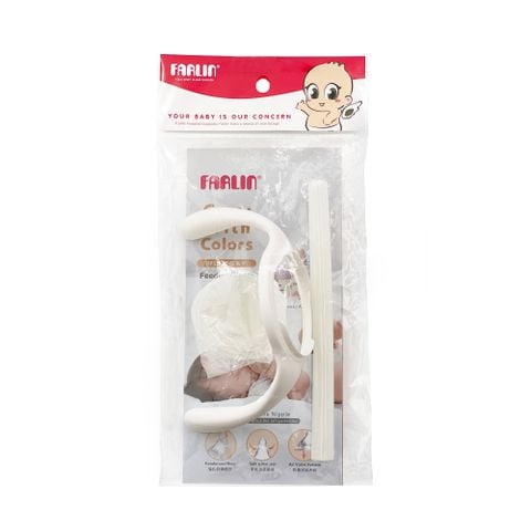 Farlin Bộ tay cầm và ống hút thay thế bình sữa cổ rộng