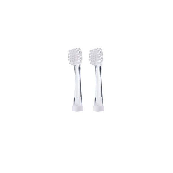Brush-Baby Bộ 2 Đầu Bàn Chải Thay Thế Bàn Chải Điện Sóng Âm BabySonic (0 - 18 Tháng)