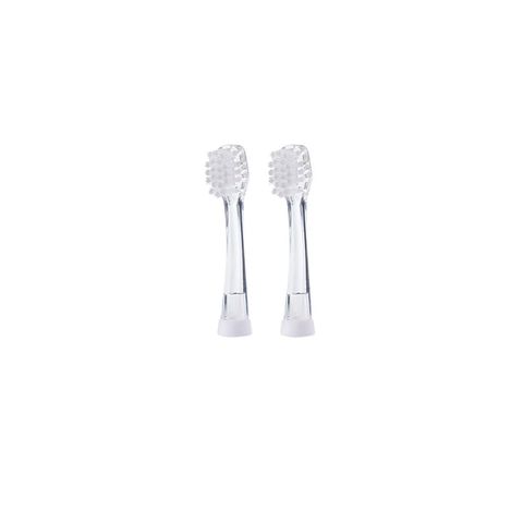 Brush-Baby Bộ 2 Đầu Bàn Chải Thay Thế Bàn Chải Điện Sóng Âm BabySonic (0 - 18 Tháng)
