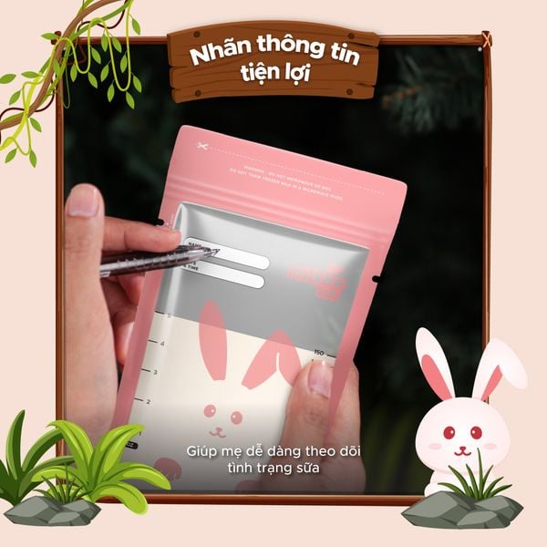 Shapee Túi Trữ Sữa Cảm Biến Nhiệt An Toàn, Tiện Lợi (Hộp 25 Túi)