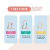 FARLIN DỤNG CỤ ĐỤC LỖ NÚM TI BÌNH SỮA VỚI 3 SIZE ĐẦU ĐỤC TIỆN LỢI