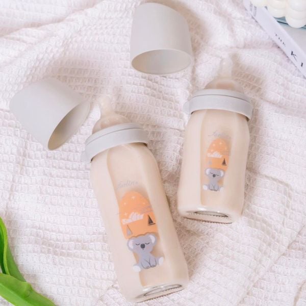 FARLIN Núm Ti Thay Thế Bình Sữa Thủy Tinh Cổ Rộng (Set 2 Cái)