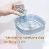 FARLIN BÌNH SỮA THỦY TINH CAO CẤP CHỊU NHIỆT TỐT, CỔ RỘNG DỄ VỆ SINH, NÚM TI SILICONE SIÊU MỀM CHỐNG ĐẦY HƠI CHO BÉ