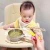 FARLIN Bộ 2 Muỗng Đầu Mềm Cho Bé Tập Ăn Dặm