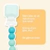 LOULOU LOLLIPOP GẶM NƯỚU SILICONE CAO CẤP GIÚP GIẢM ĐAU VÀ NGỨA NƯỚU CHO BÉ, KÈM DÂY ĐEO TIỆN LỢI, CÓ THỂ THÁO RỜI