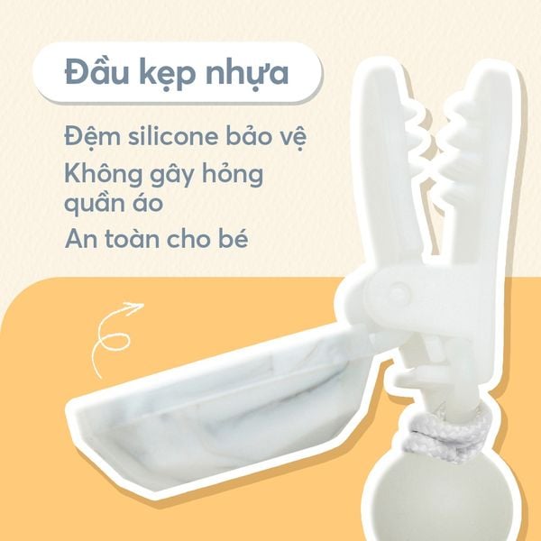Loulou Lollipop Gặm Nướu Silicone Kèm Dây Đeo, Giúp Giảm Đau Và Ngứa Nướu Cho Bé