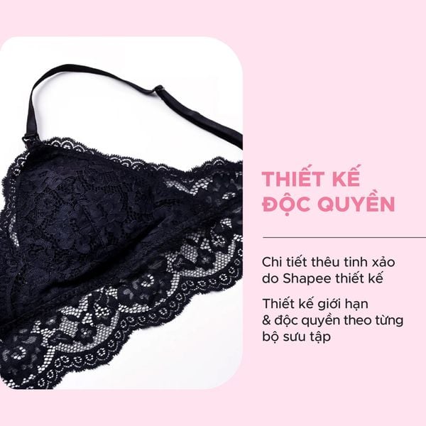 Shapee Áo Lót Bầu & Cho Con Bú Lacey Không Gọng, Cúp ¾ Tôn Dáng, Ren Thêu Phiên Bản Giới Hạn