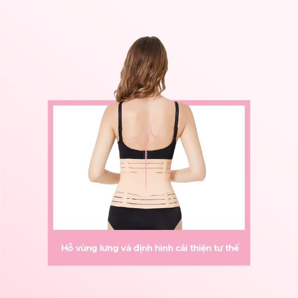 Shapee Đai Nịt Bụng Định Hình Sau Sinh Đàn Hồi, Hỗ Trợ Thon Gọn Bụng & Eo