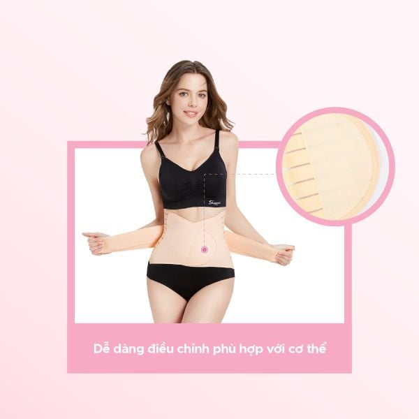 Shapee Đai Nịt Bụng Định Hình Sau Sinh Đàn Hồi, Hỗ Trợ Thon Gọn Bụng & Eo