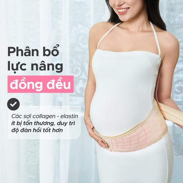 Shapee Đai Nâng Đỡ Bụng Cho Mẹ Bầu Đàn Hồi Cao, Hỗ Trợ Giảm Đau Lưng Dưới Hiệu Quả