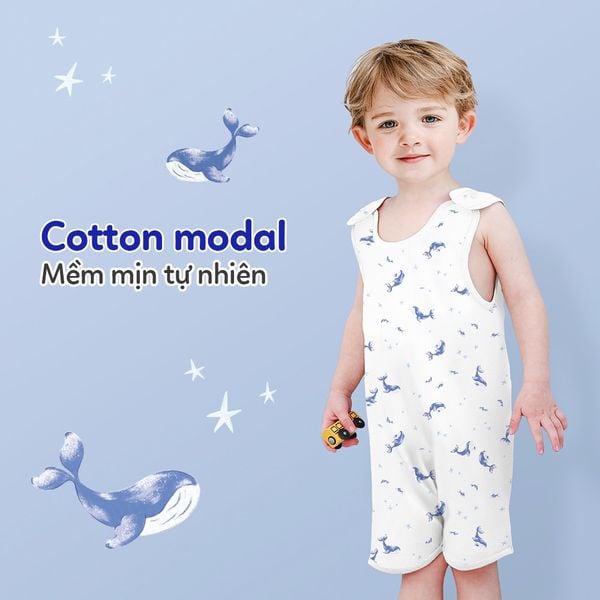 Elava Túi Ngủ Dạng Áo Chất Liệu Aerocool & Cotton Modal Giúp Bé Ngủ Ngon
