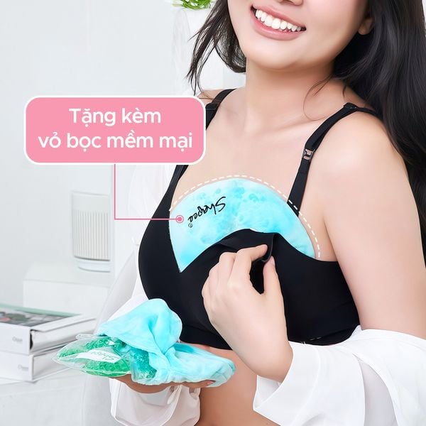 Shapee Túi Chườm Nóng Lạnh Cho Mẹ Sau Sinh, Giúp Giảm Đau, Thông Tia Sữa, Kích Sữa (Set 2 Cái)
