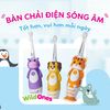 BRUSH-BABY BÀN CHẢI ĐIỆN SÓNG ÂM WILDONES KÈM SẠC, 2 CHẾ ĐỘ LÀM SẠCH RĂNG AN TOÀN VÀ HIỆU QUẢ CHO BÉ (0 - 10 TUỔI)