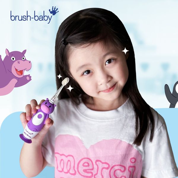 Brush-Baby Bàn Chải Điện Sóng Âm Kèm Sạc WildOnes Cho Bé (0 - 10 Tuổi)